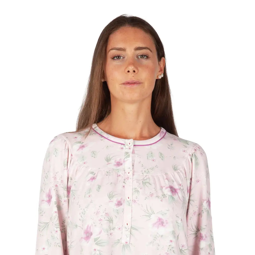 LINCLALOR | Camicia da notte a serafino a manica lunga