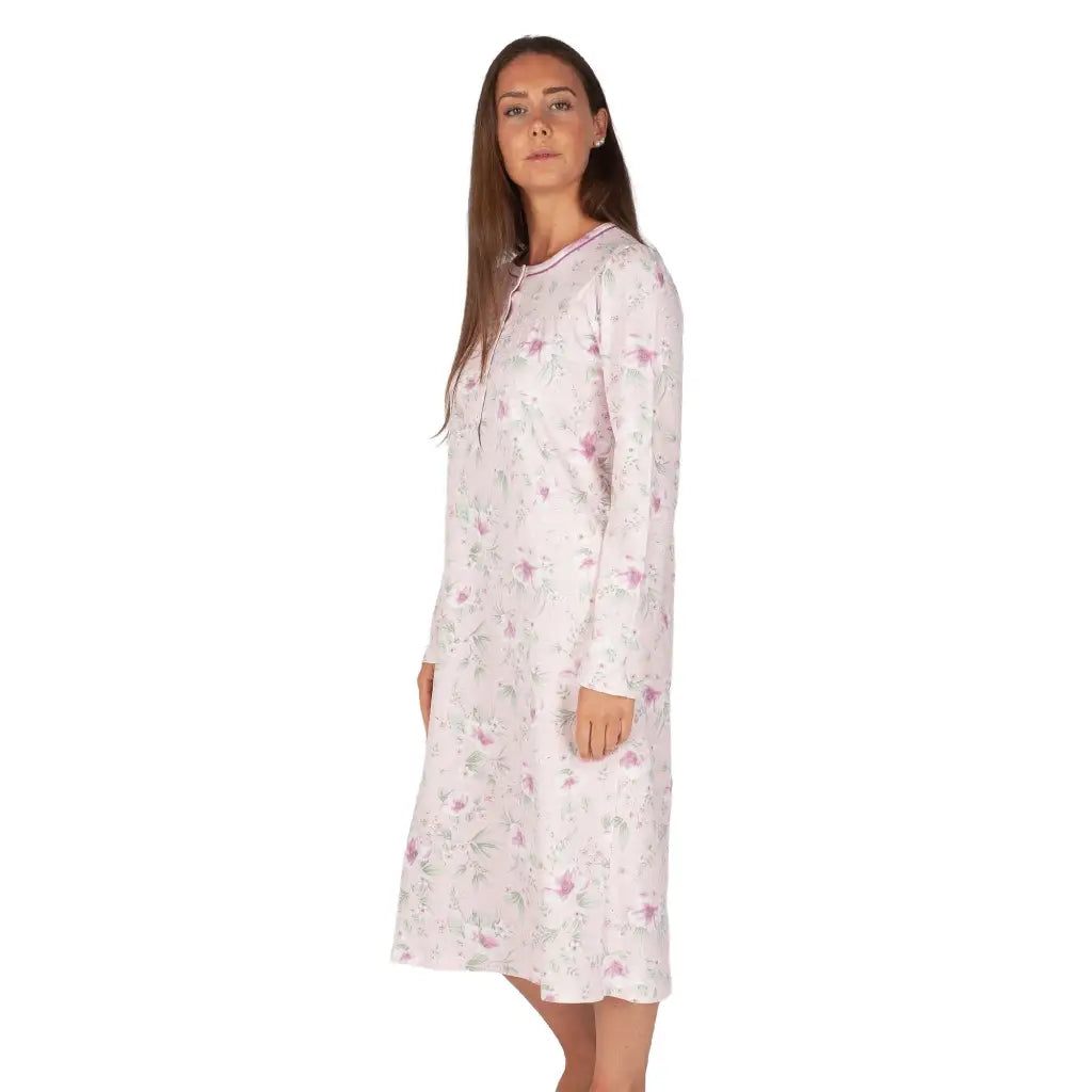 LINCLALOR | Camicia da notte a serafino a manica lunga