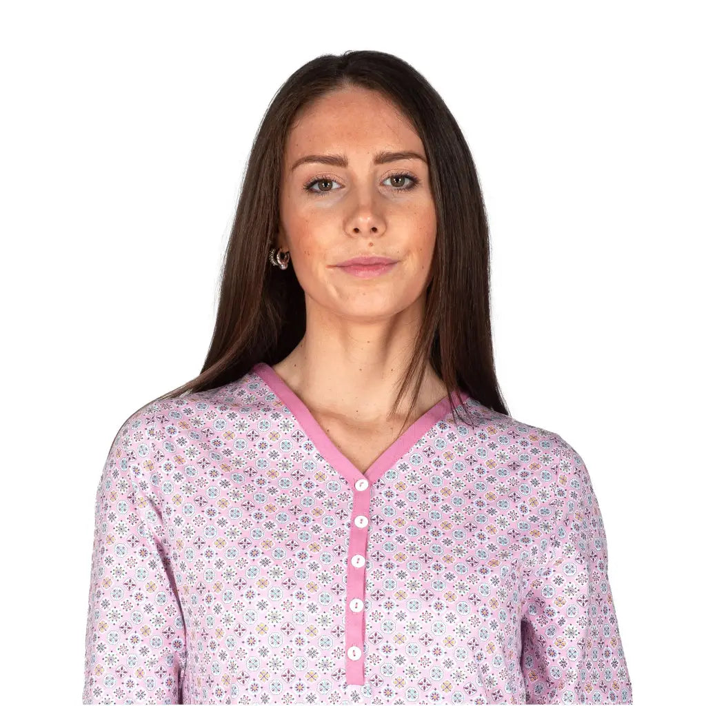 LINCLALOR | Camicia da notte a serafino a manica lunga