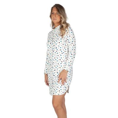 MARIOTTI LAB | CAMICIA DA NOTTE APERTA DAVANTI CON COLLETTO