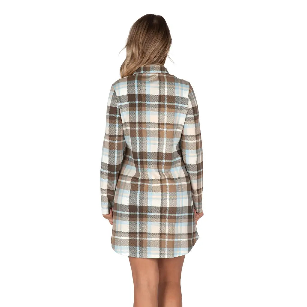 LINCLALOR | CAMICIA DA NOTTE APERTA DAVANTI CON COLLETTO