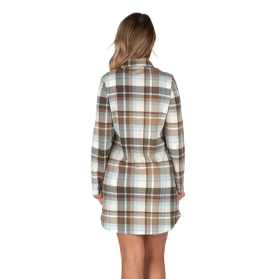 LINCLALOR | CAMICIA DA NOTTE APERTA DAVANTI CON COLLETTO