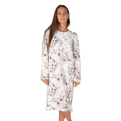 MARIOTTI LAB | camicia da notte donna a manica lunga