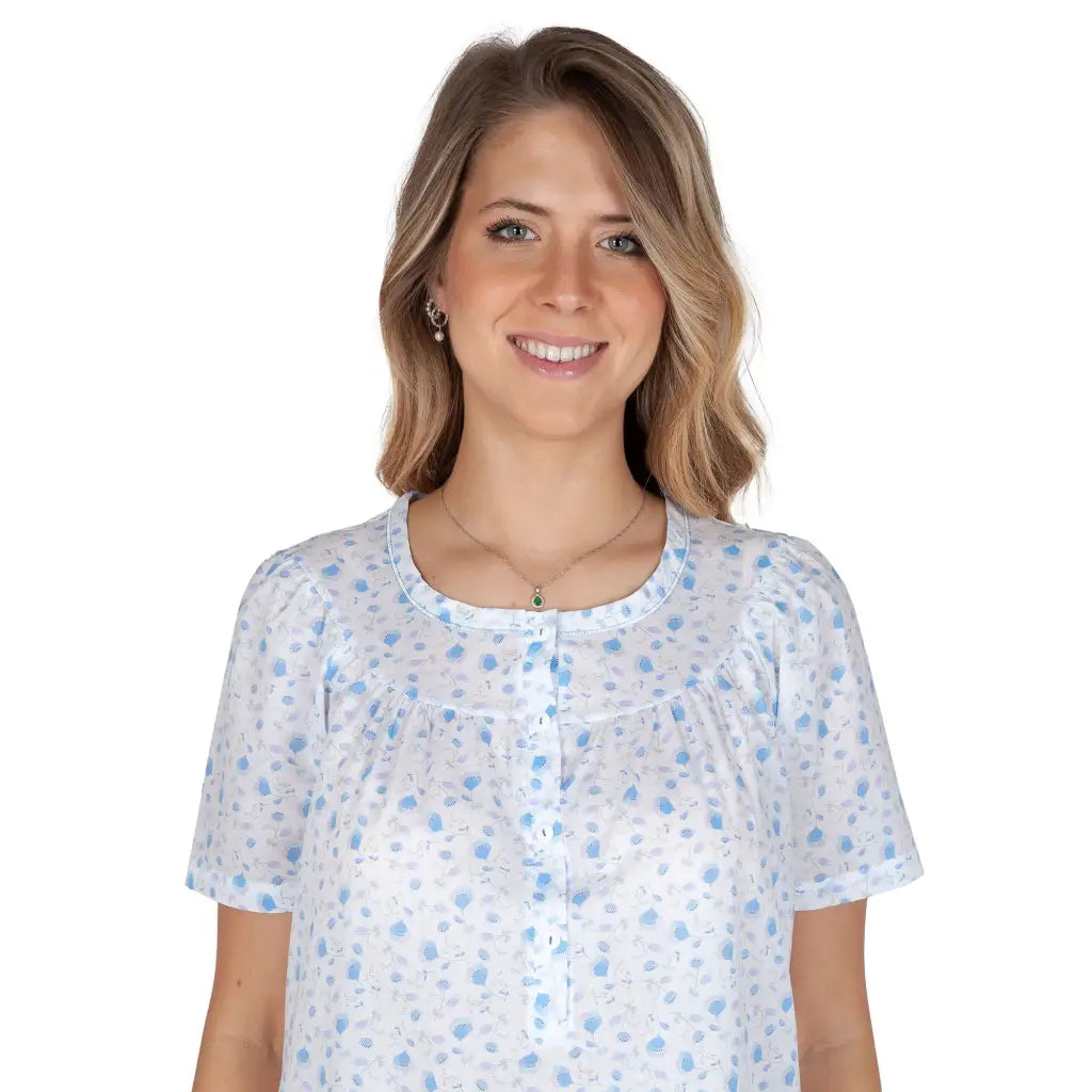 LINCLALOR | Camicia da notte donna a mezza manica raglan