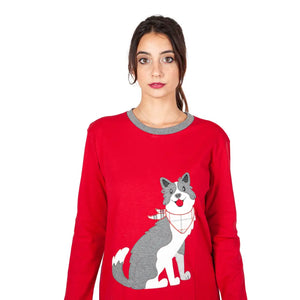 MARYPLAID - MARYHOME | Camicia da notte donna a paricollo