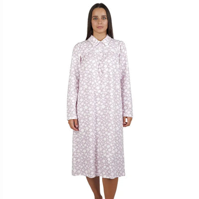 LINCLALOR | Camicia da notte donna a serafino manica lunga