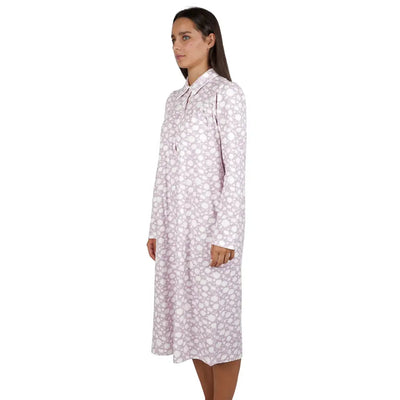 LINCLALOR | Camicia da notte donna a serafino a manica lunga