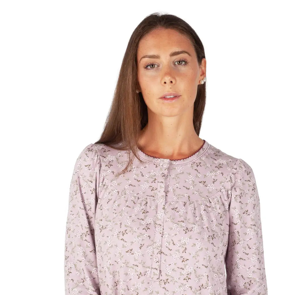LINCLALOR | Camicia da notte donna a serafino a manica
