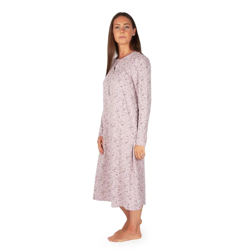 LINCLALOR | Camicia da notte donna a serafino a manica