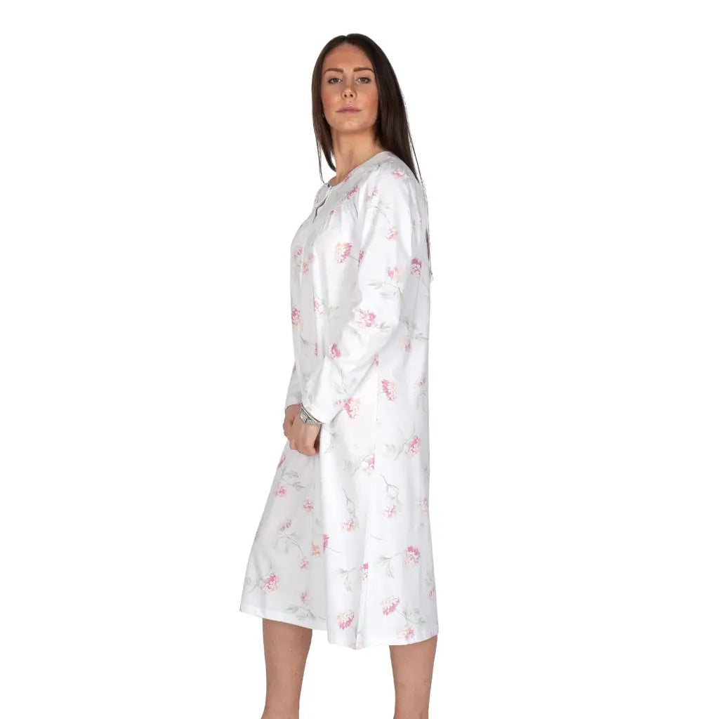 LINCLALOR | Camicia da notte donna a serafino a manica