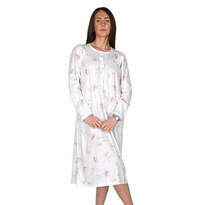 LINCLALOR | Camicia da notte donna a serafino a manica