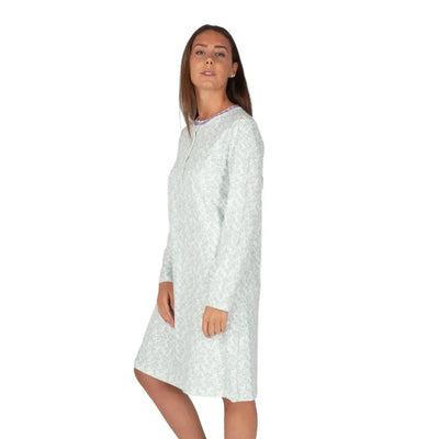 LINCLALOR | Camicia da notte donna a serafino a manica