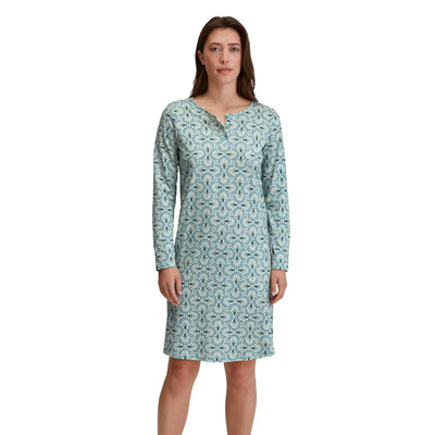 CALIDA | Camicia da notte donna a serafino a manica lunga
