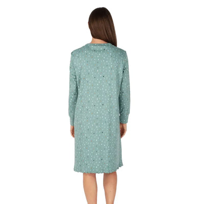 MARIOTTI LAB | camicia da notte donna a serafino a manica