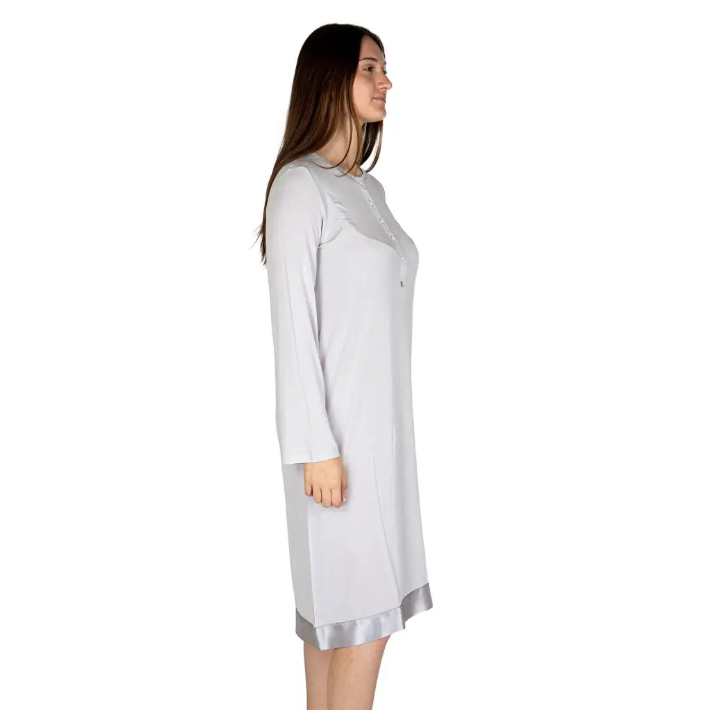 MARYPLAID - MARYHOME | camicia da notte donna a serafino