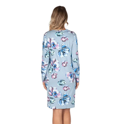 BISBIGLI | Camicia da notte donna a serafino a manica lunga