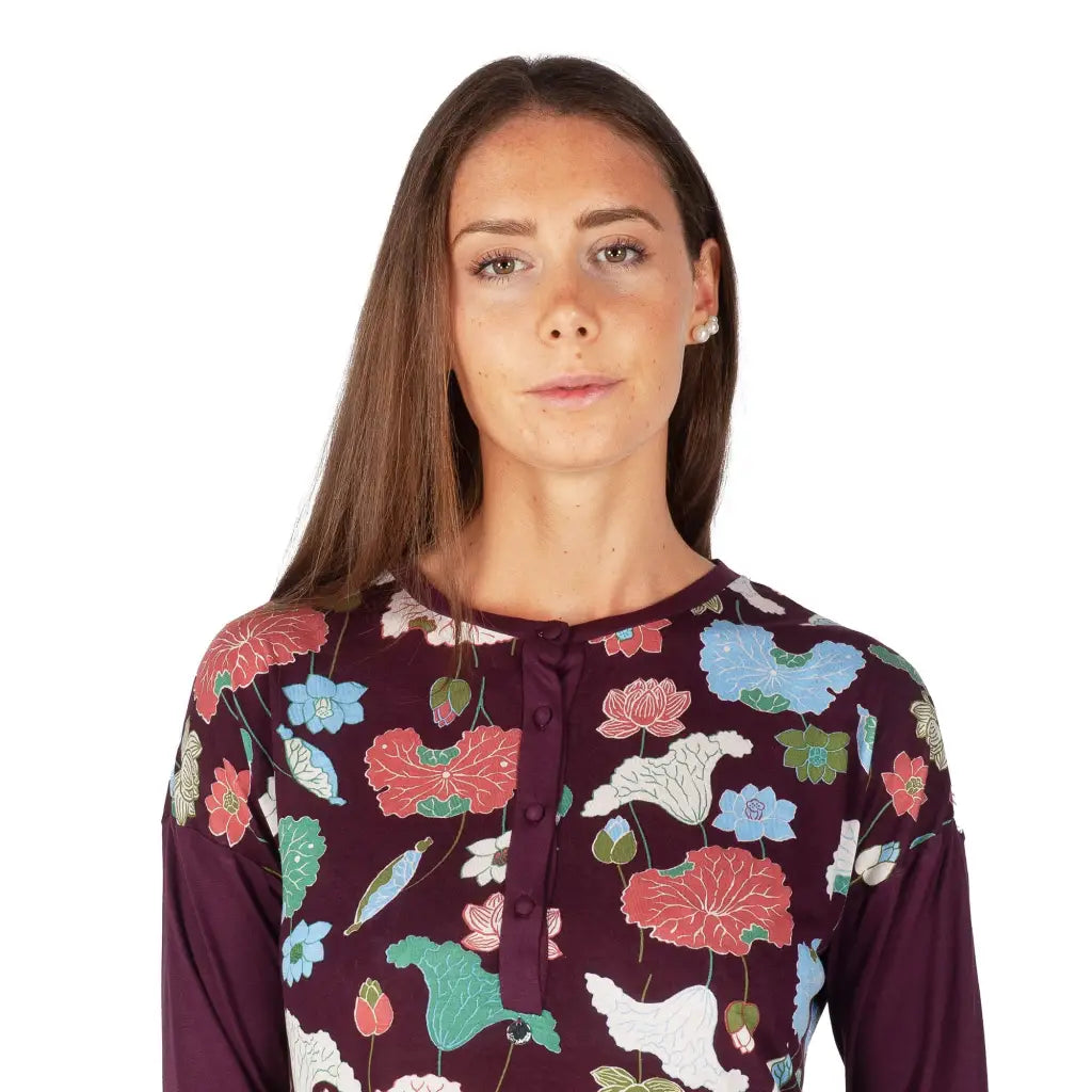 MARYPLAID - MARYHOME | Camicia da notte donna a serafino