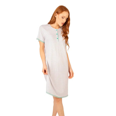 BRILLIAMO | Camicia da notte donna a serafino a mezza