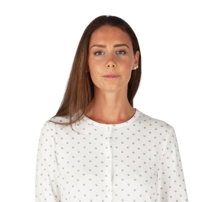 LINCLALOR | Camicia da notte donna aperta davanti a manica