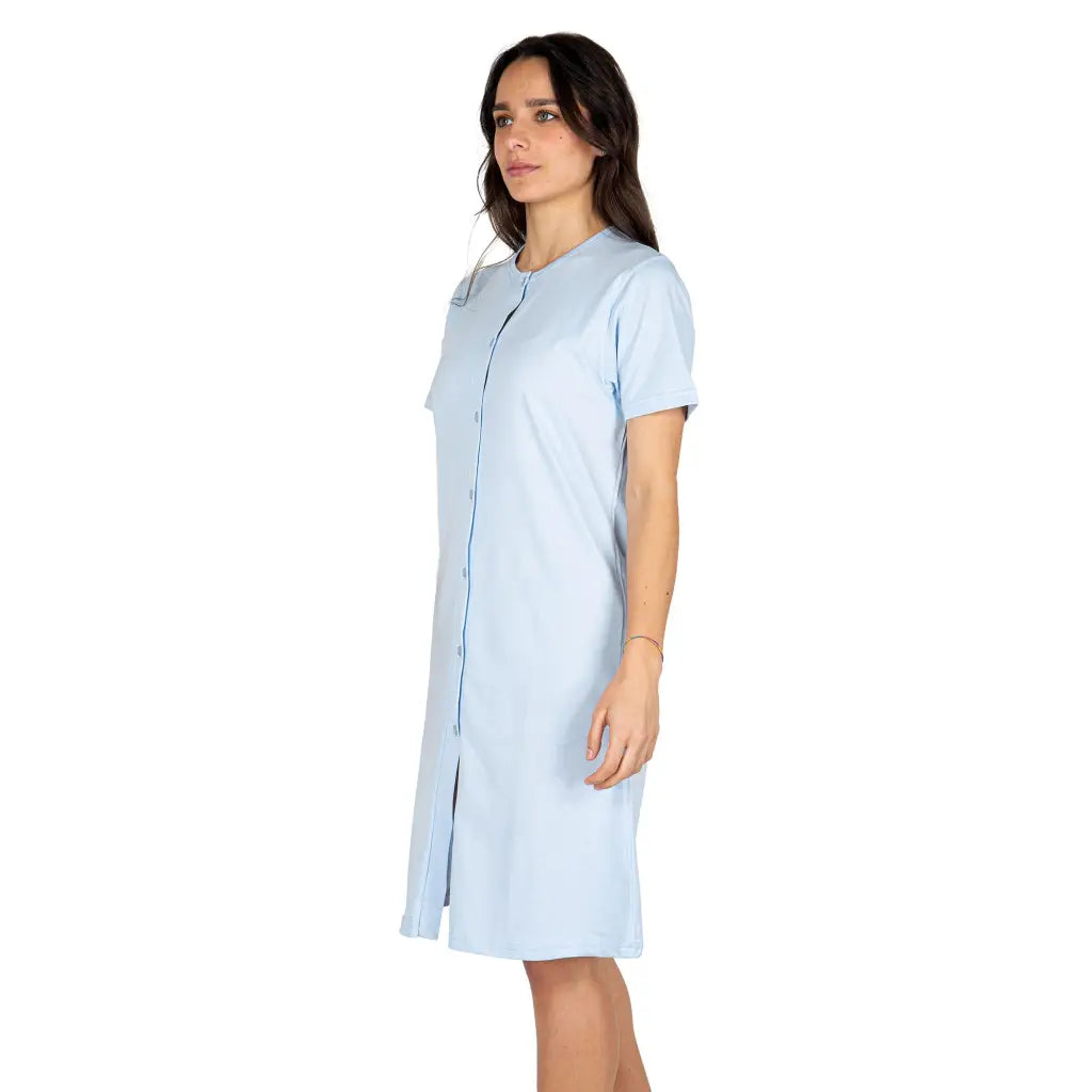 MARIOTTI LAB | Camicia da notte donna aperta davanti