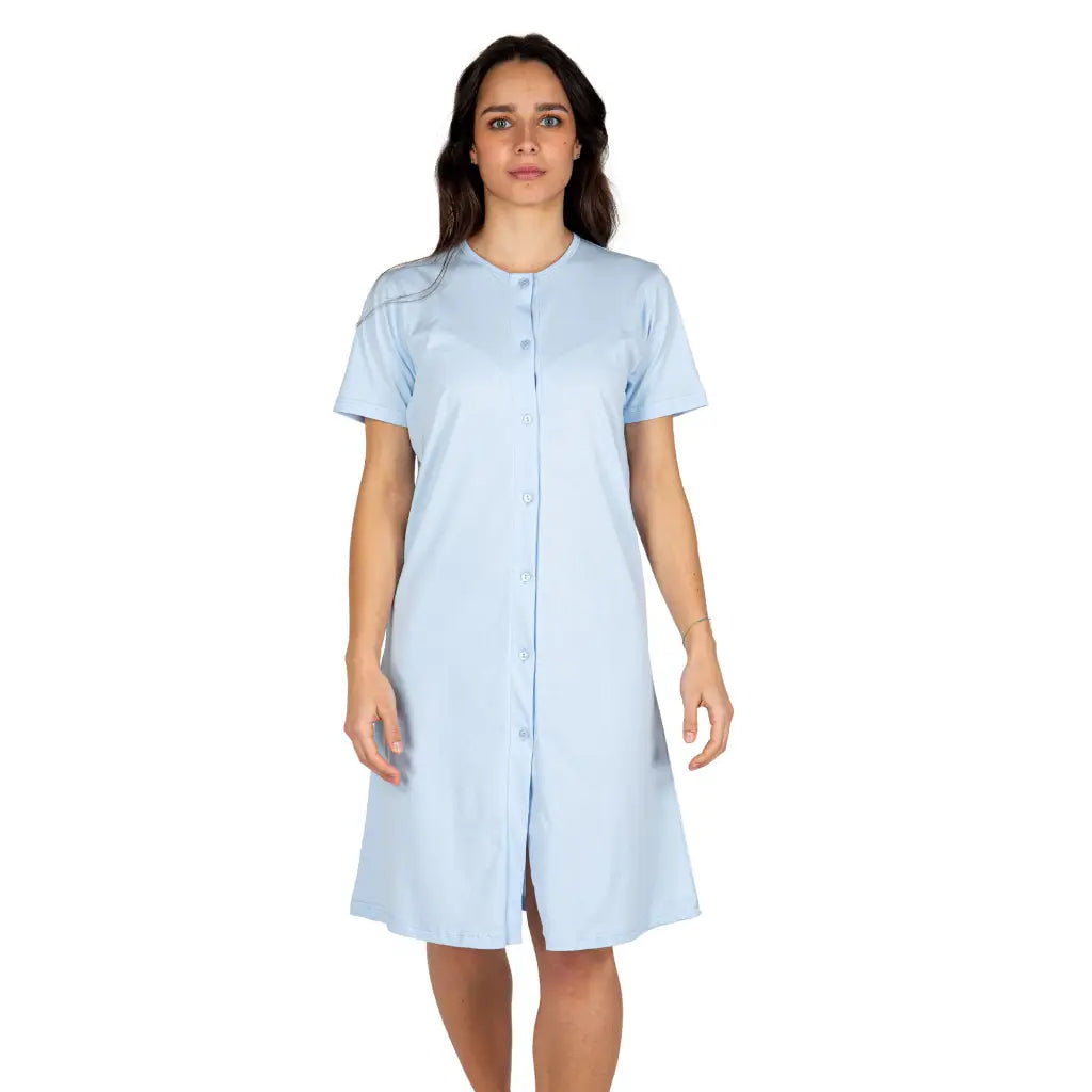 MARIOTTI LAB | Camicia da notte donna aperta davanti