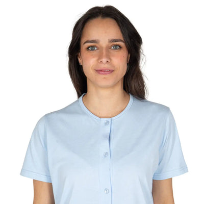 MARIOTTI LAB | Camicia da notte donna aperta davanti