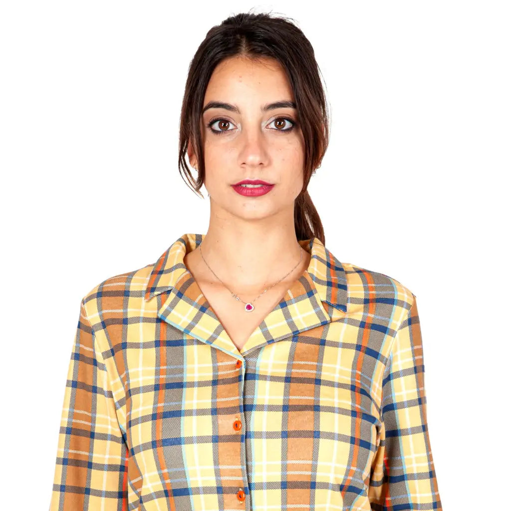 LINCLALOR | Camicia da notte donna aperta davanti