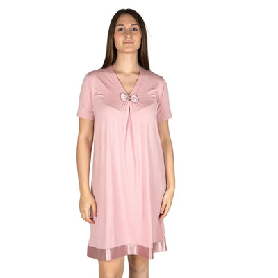 MARYPLAID - MARYHOME | camicia da notte donna con scollo
