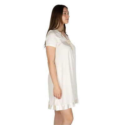 MARYPLAID - MARYHOME | camicia da notte donna con scollo