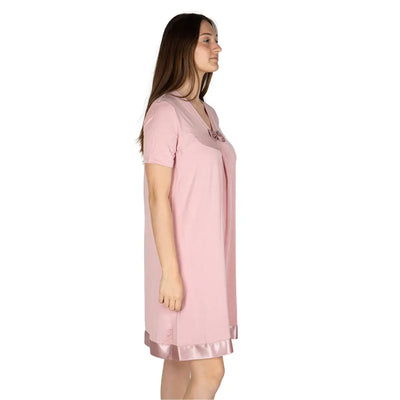 MARYPLAID - MARYHOME | camicia da notte donna con scollo