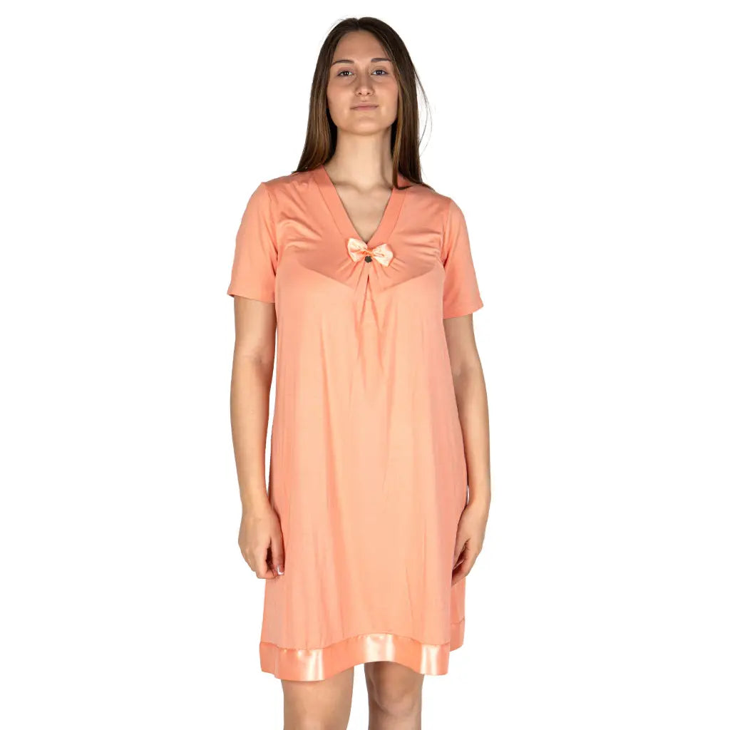 MARYPLAID - MARYHOME | camicia da notte donna con scollo