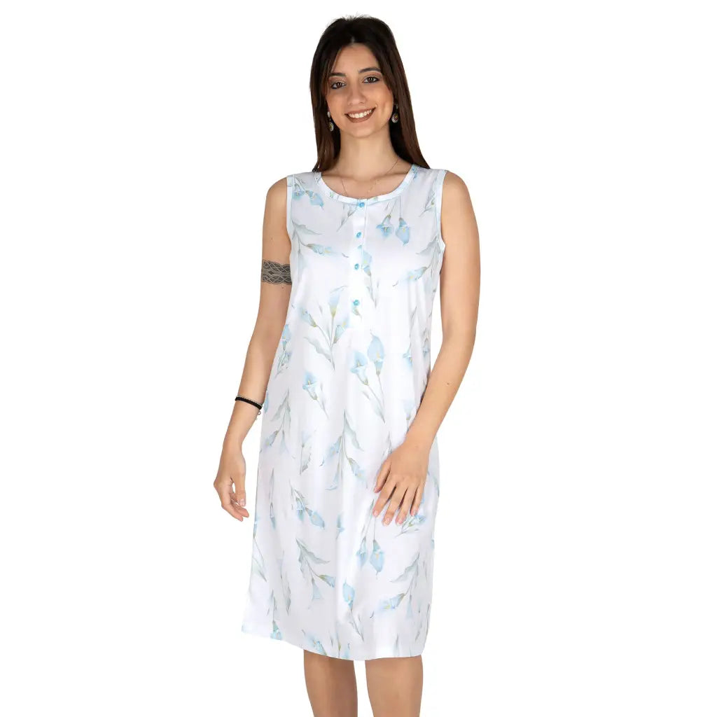 Camicia notte cotone estiva discount