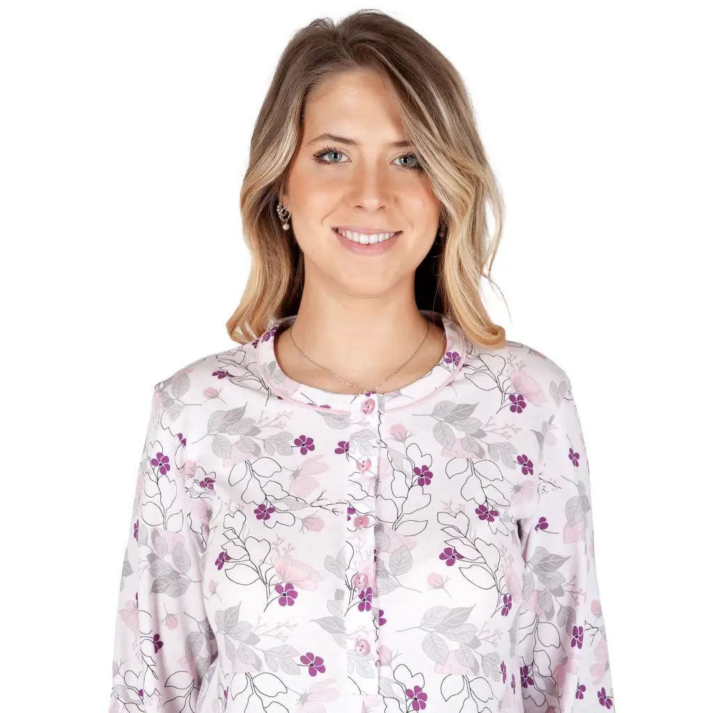 MARIOTTI LAB | Camicia da notte serafino a manica lunga