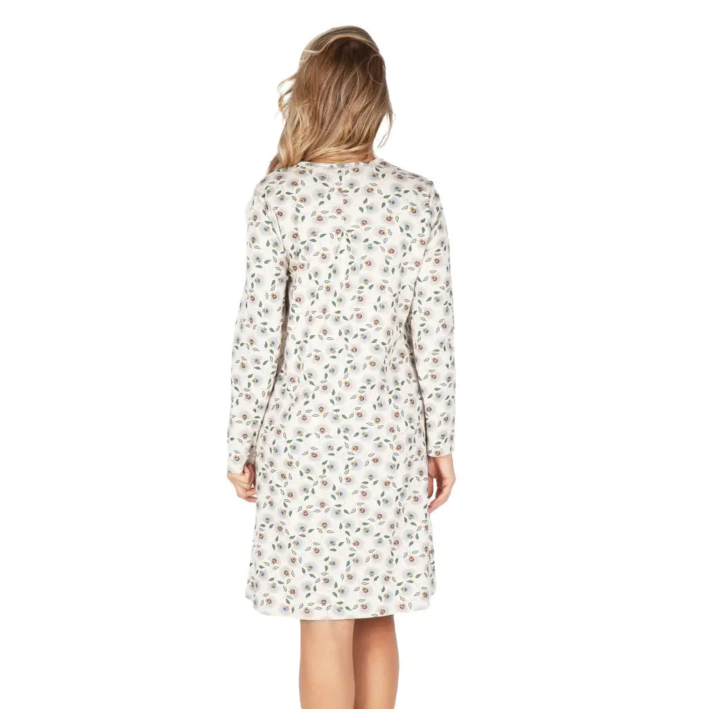 LINCLALOR | CAMICIA DA NOTTE SERAFINO DRITTA A MANICA LUNGA