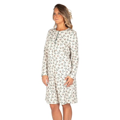 LINCLALOR | CAMICIA DA NOTTE SERAFINO DRITTA A MANICA LUNGA
