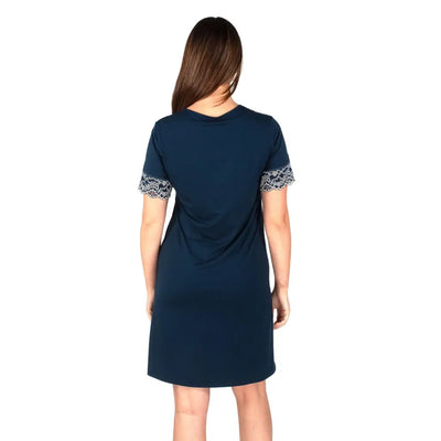 BISBIGLI | CAMICIA DA NOTTE SERAFINO MEZZA MANICA IN MODAL