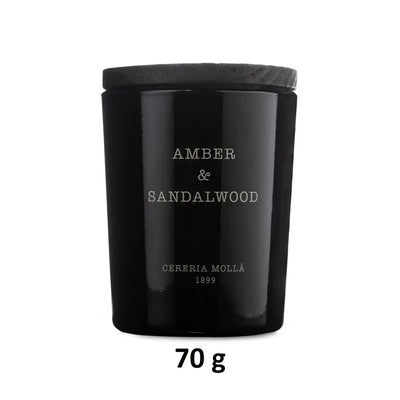 CERERIA MOLLA 1899 | Candela Amber & Sandalwood in cera