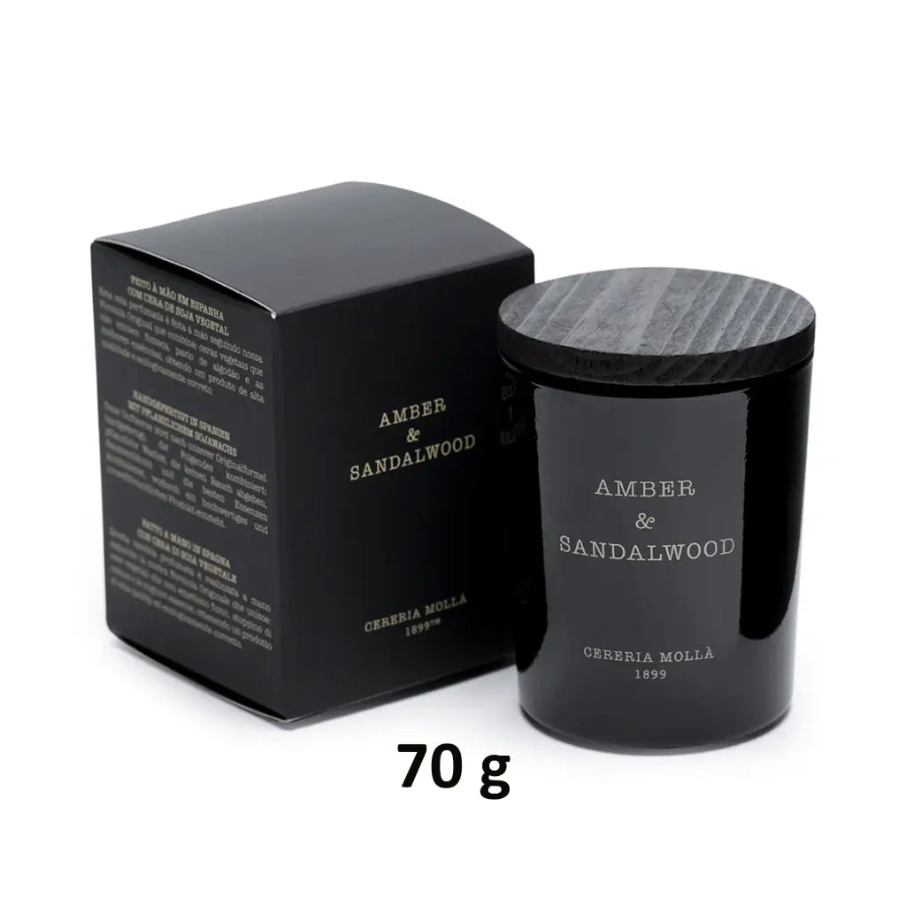 CERERIA MOLLA 1899 | Candela Amber & Sandalwood in cera