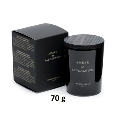 CERERIA MOLLA 1899 | Candela Amber & Sandalwood in cera