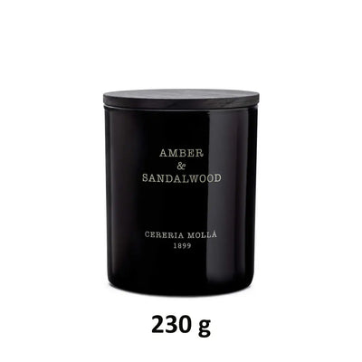CERERIA MOLLA 1899 | Candela Amber & Sandalwood in cera