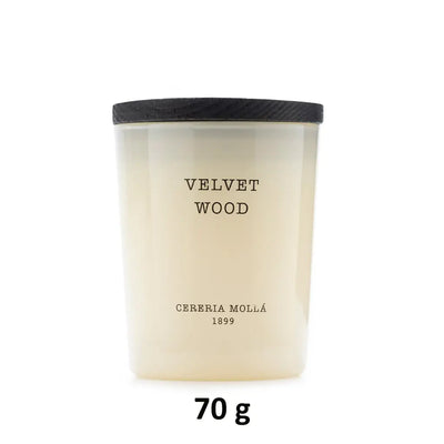 CERERIA MOLLA 1899 | Candela Velvet Wood in cera vegetale
