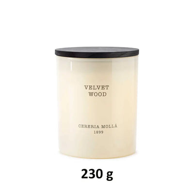CERERIA MOLLA 1899 | Candela Velvet Wood in cera vegetale