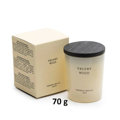 CERERIA MOLLA 1899 | Candela Velvet Wood in cera vegetale