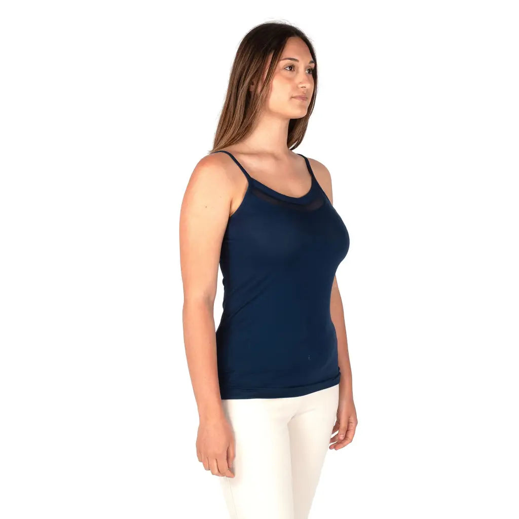 MARIOTTI LAB | Canotta donna a spallino sottile in viscosa