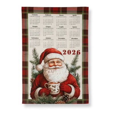 TAG HOUSE | Canovaccio in puro cotone con calendario 2026