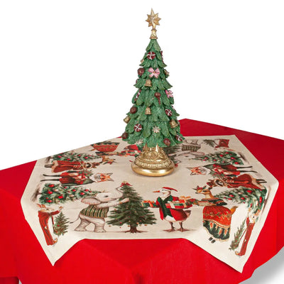 TAG HOUSE | Centrotvola 90x90 cm Christmas in puro cotone