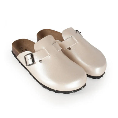 MARYPLAID - MARYHOME | Ciabatta chiusa in tessuto effetto