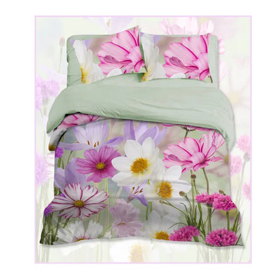 COTTON JOY | Completo copripiumino in raso di cotone