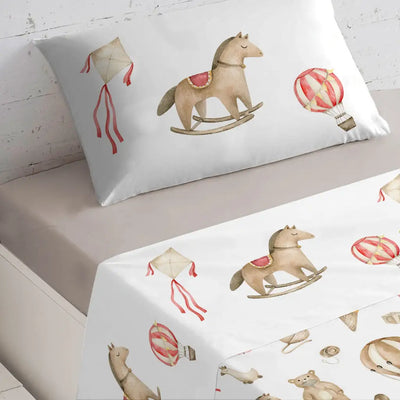 DAUNEX | Completo letto singolo in cotone Giochi Baby Dream