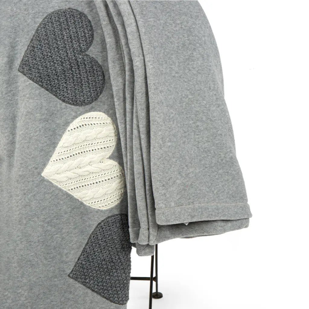 MARYPLAID - MARYHOME | Coperta matrimoniale Cuori in pile